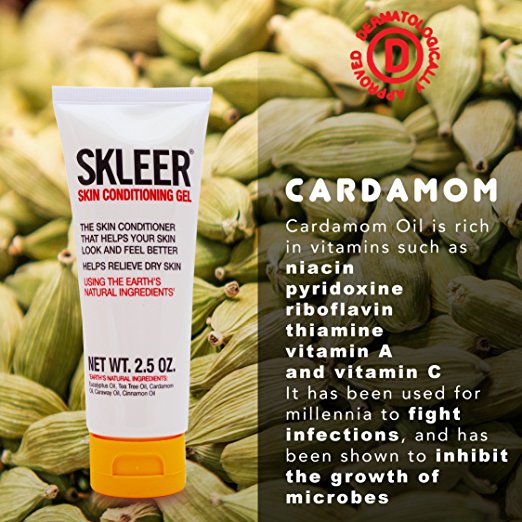 SKLEER contains Cardamom oil