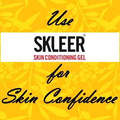 SKLEER gives you Skin Confidence!
