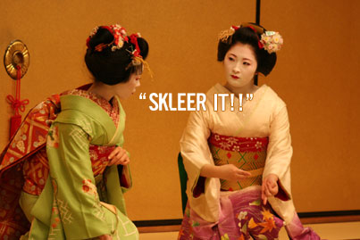 The Chinese Ladies say use SKLEER
