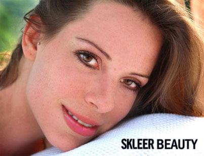 Use SKLEER for Natural Skin Beauty even close up